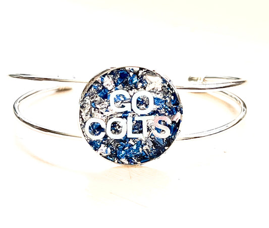 “Go Colts” bangle bracelet