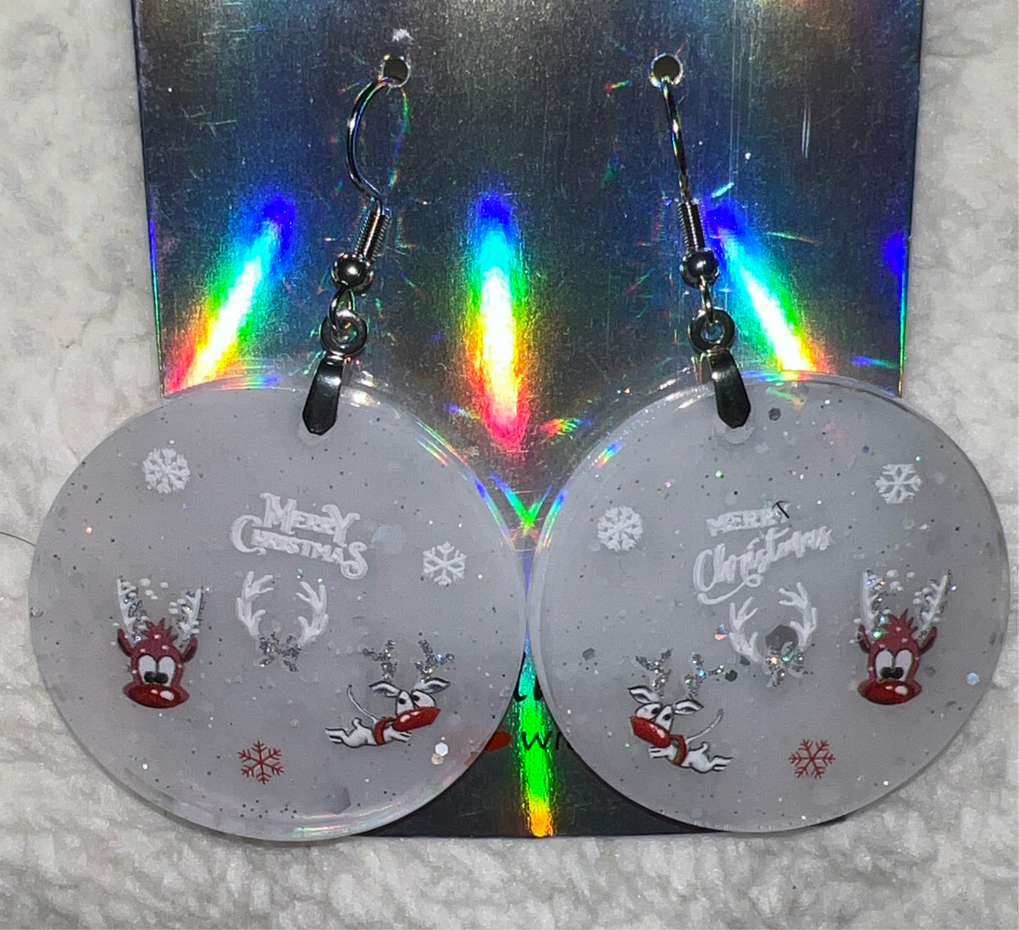 Christmas earrings