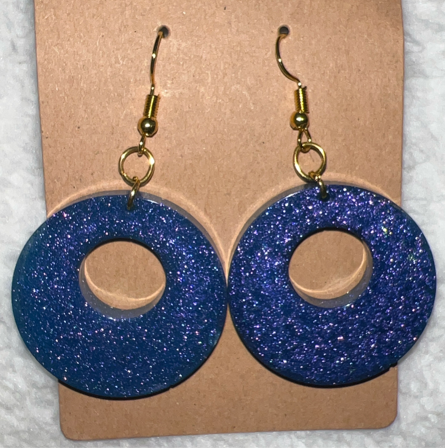 Blue sparkle holes