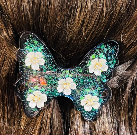 Butterfly hair clip