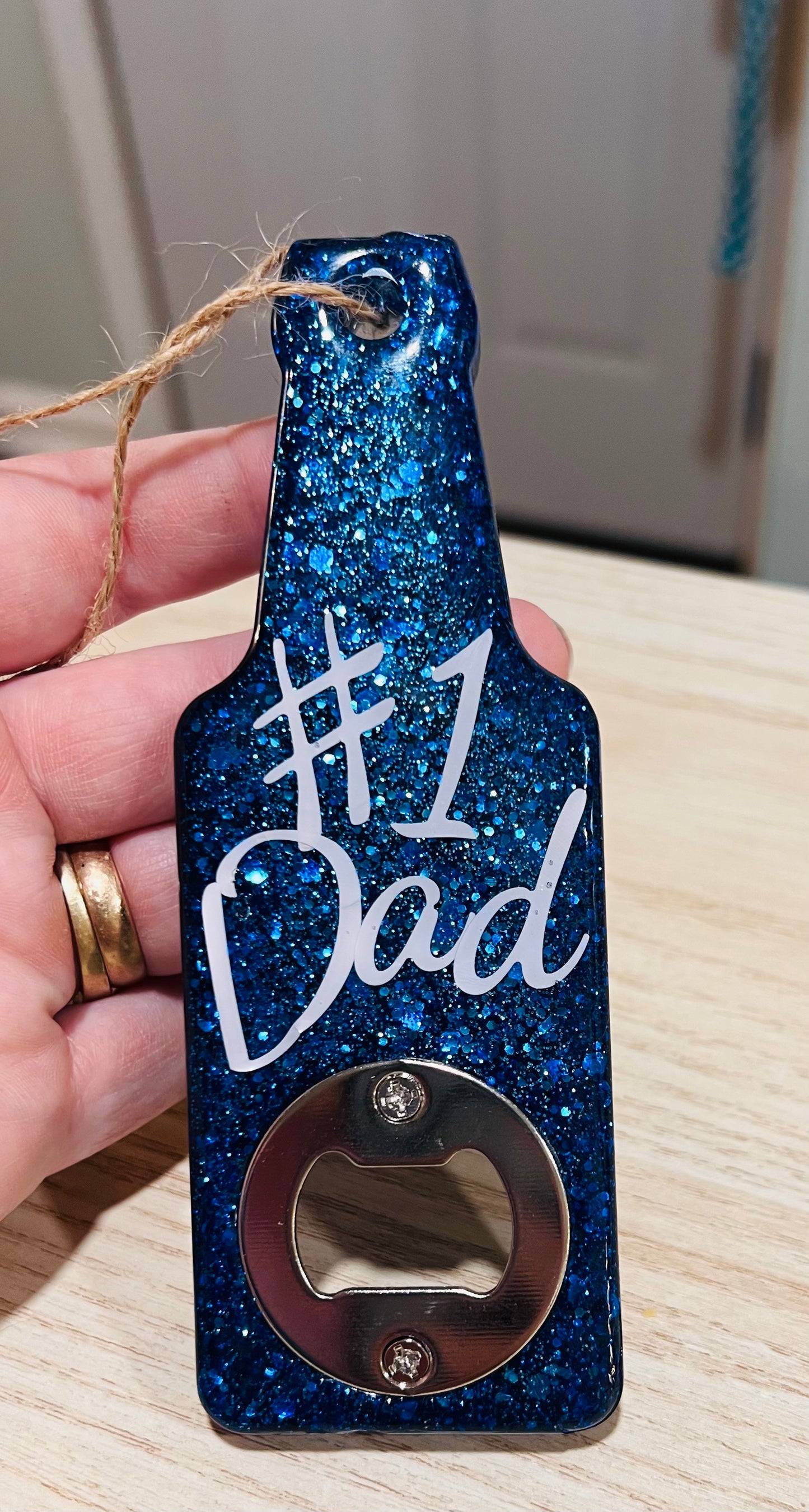 “#1 Dad” bottle opener